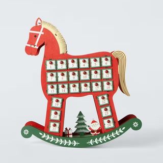 John Lewis Rocking Horse Wooden Advent Calendar