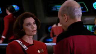 Michelle Garrett and Picard