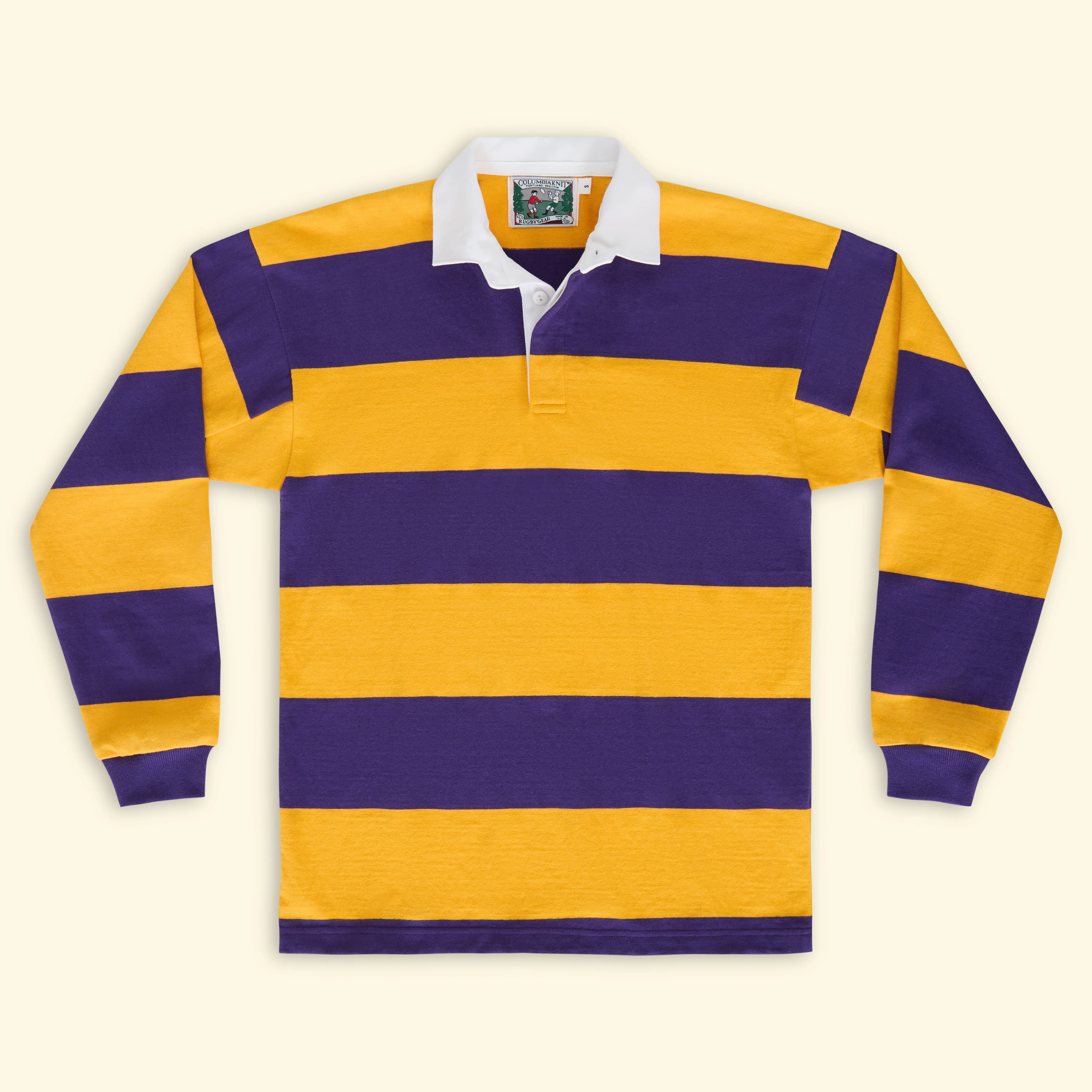 Columbia Knit, Teddy's Striped Rugby Shirt