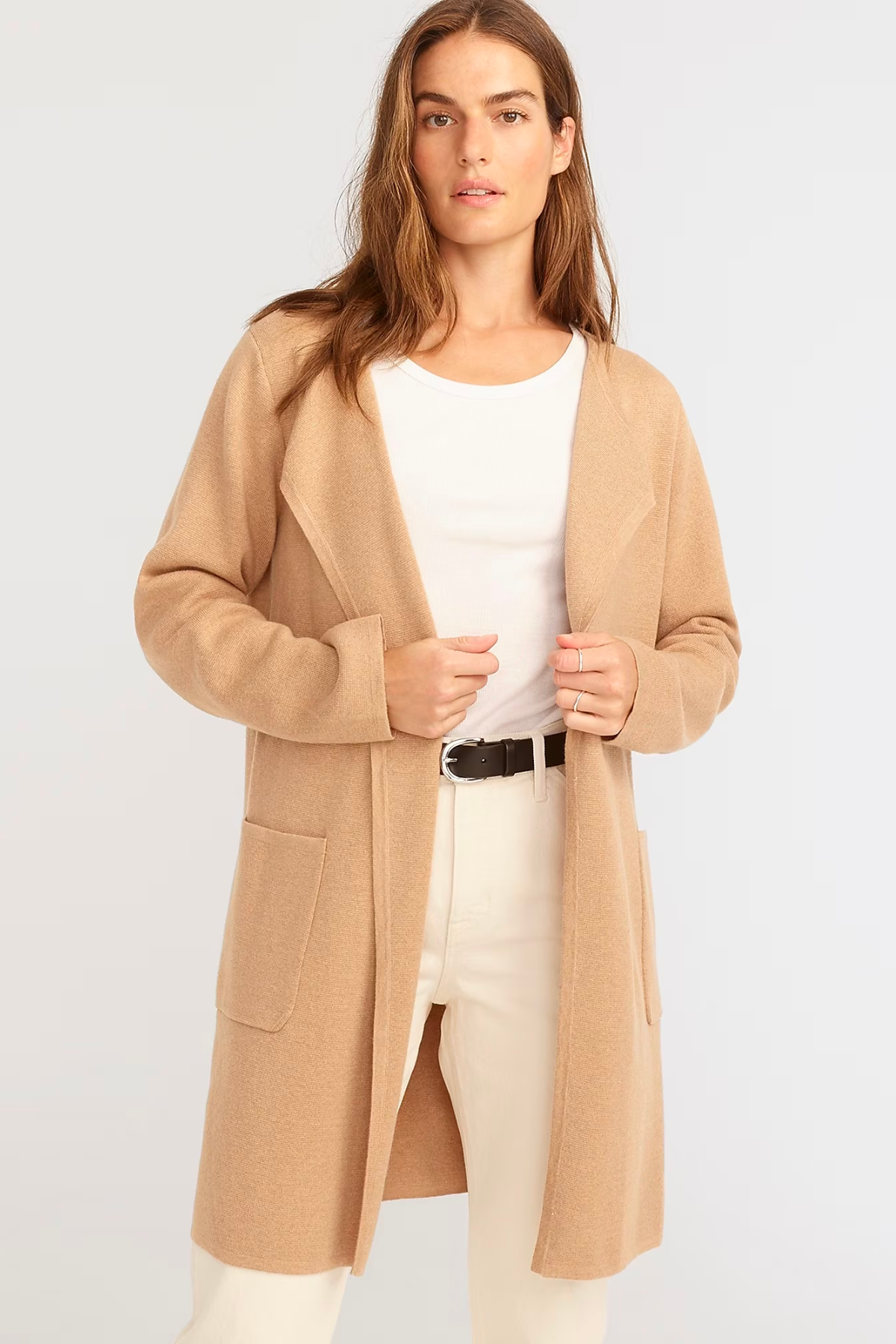 J.Crew Juliette collarless sweater-blazer