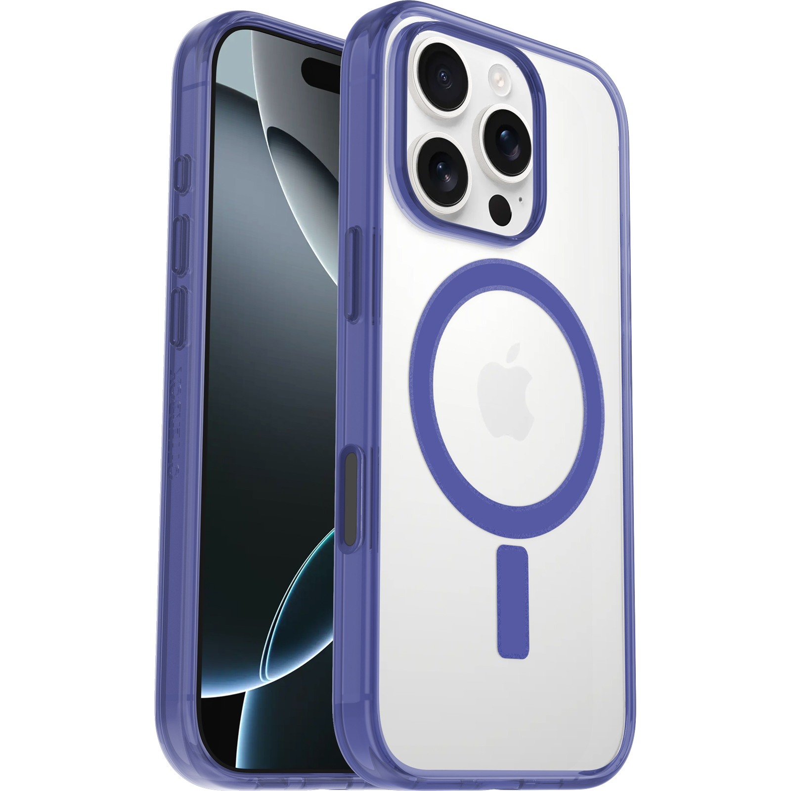 OtterBox Lumen Case from side showing sapphire camera button