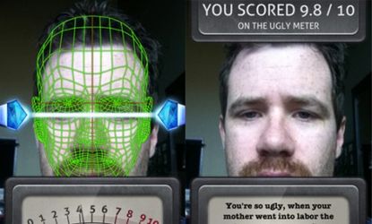 An iPhone app that scans your face and tells you how ugly you are raked in $80,000 the day after it was featured on Howard Stern's radio show.