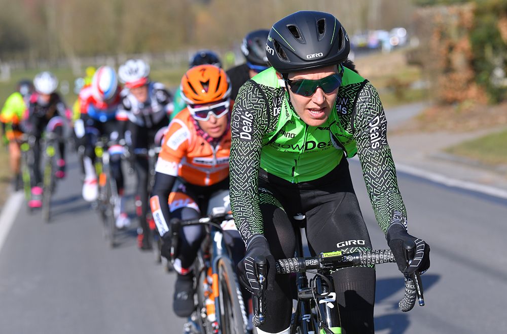 Danielle Rowe at Omloop Het Nieuwsblad Women Elite
