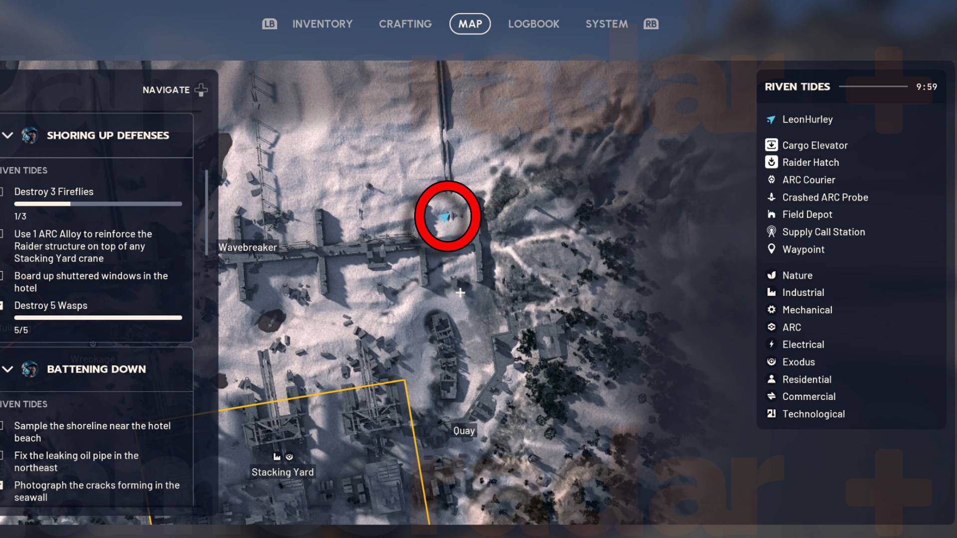 Arc Raiders Battening Down Fix the leaking oil pipe in the northeast