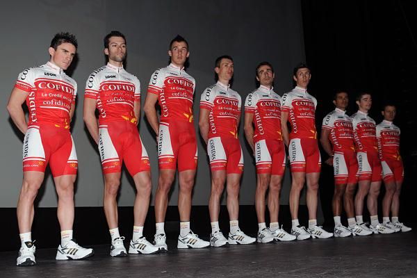 The 2011 Cofidis team gets lined up