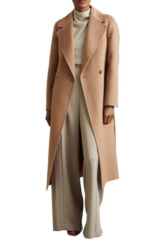 Lucia Belted Wool Blend Coat