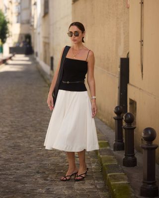 A-line skirt outfit