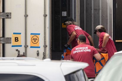 Morgue trucks in Maui after deadly wildfire