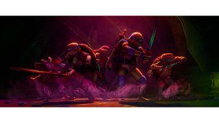 Still from Teenage Mutant Ninja Turtles: Mutant Mayhem