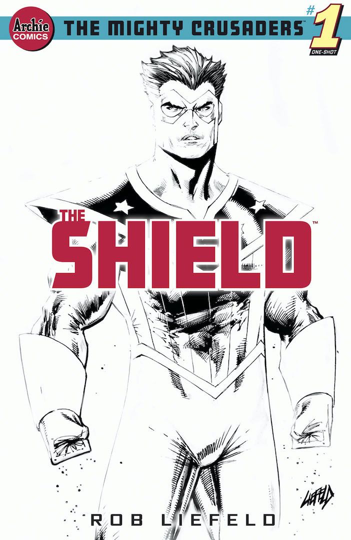 cover of The Mighty Crusaders: The Shield #1