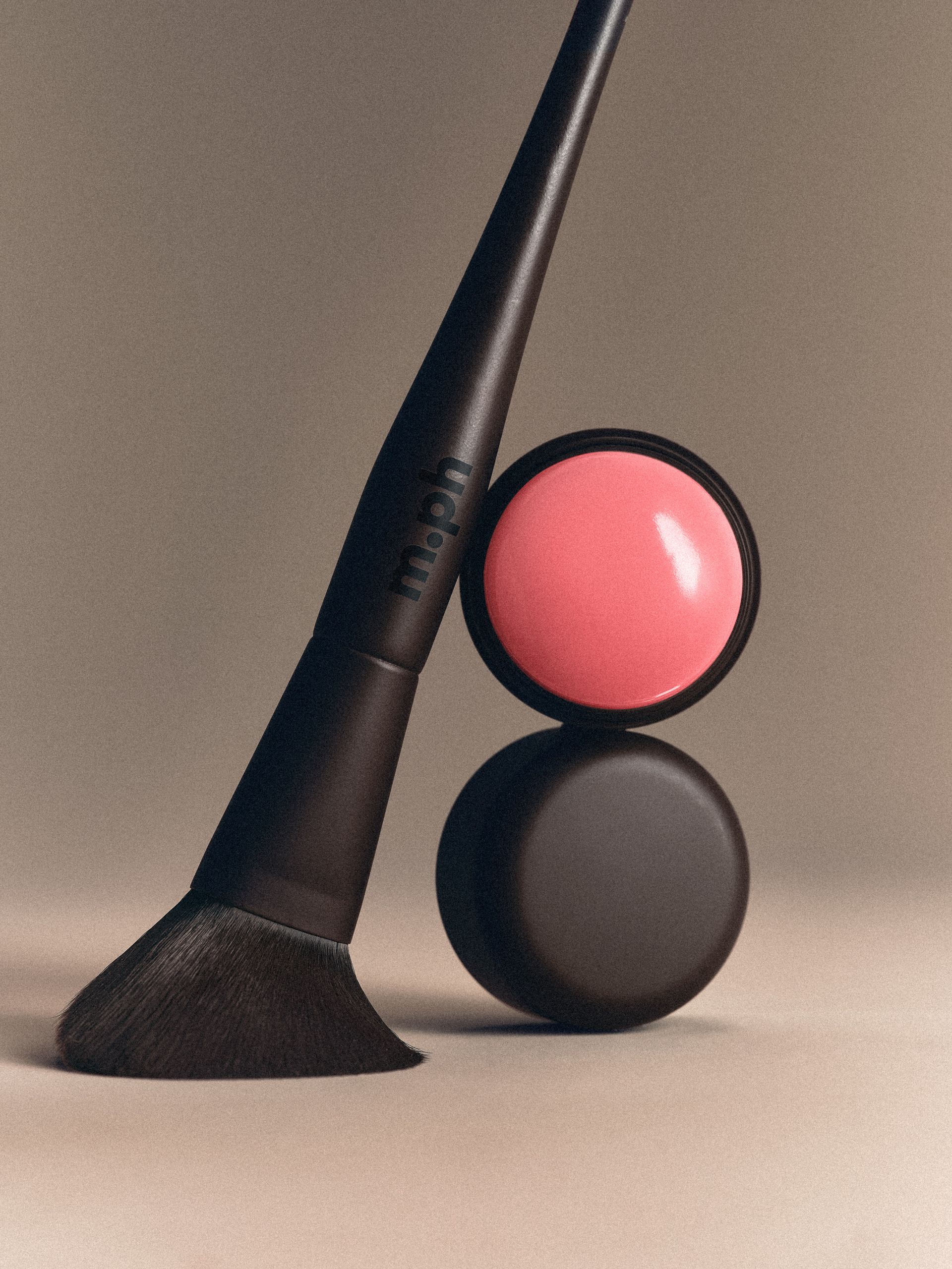 Campaign imagery from Mary Phillips's new makeup line