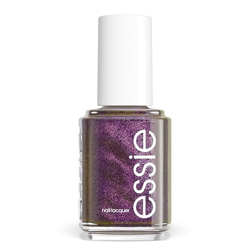 Essie Nail Polish, Salon-Quality Multichrome Purple Nail Polish, Moonlight Ballet, Vegan, Midnight Encore, 0.46 Fl Oz
