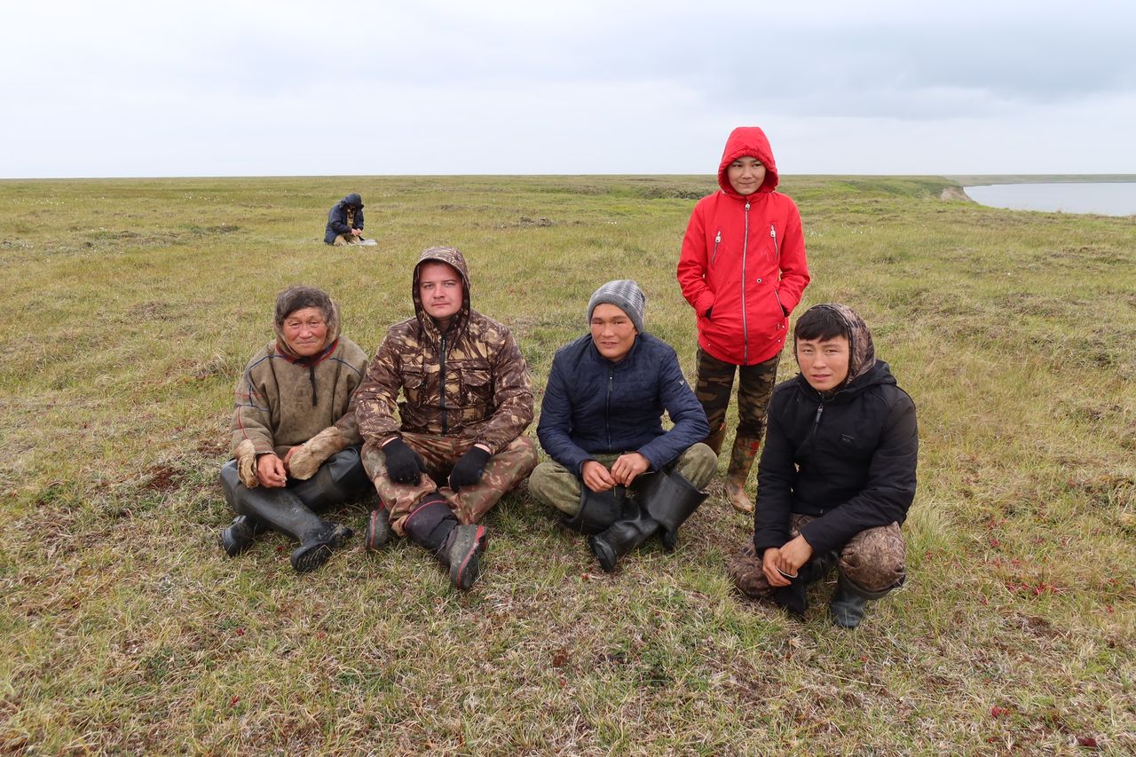 The excavation team