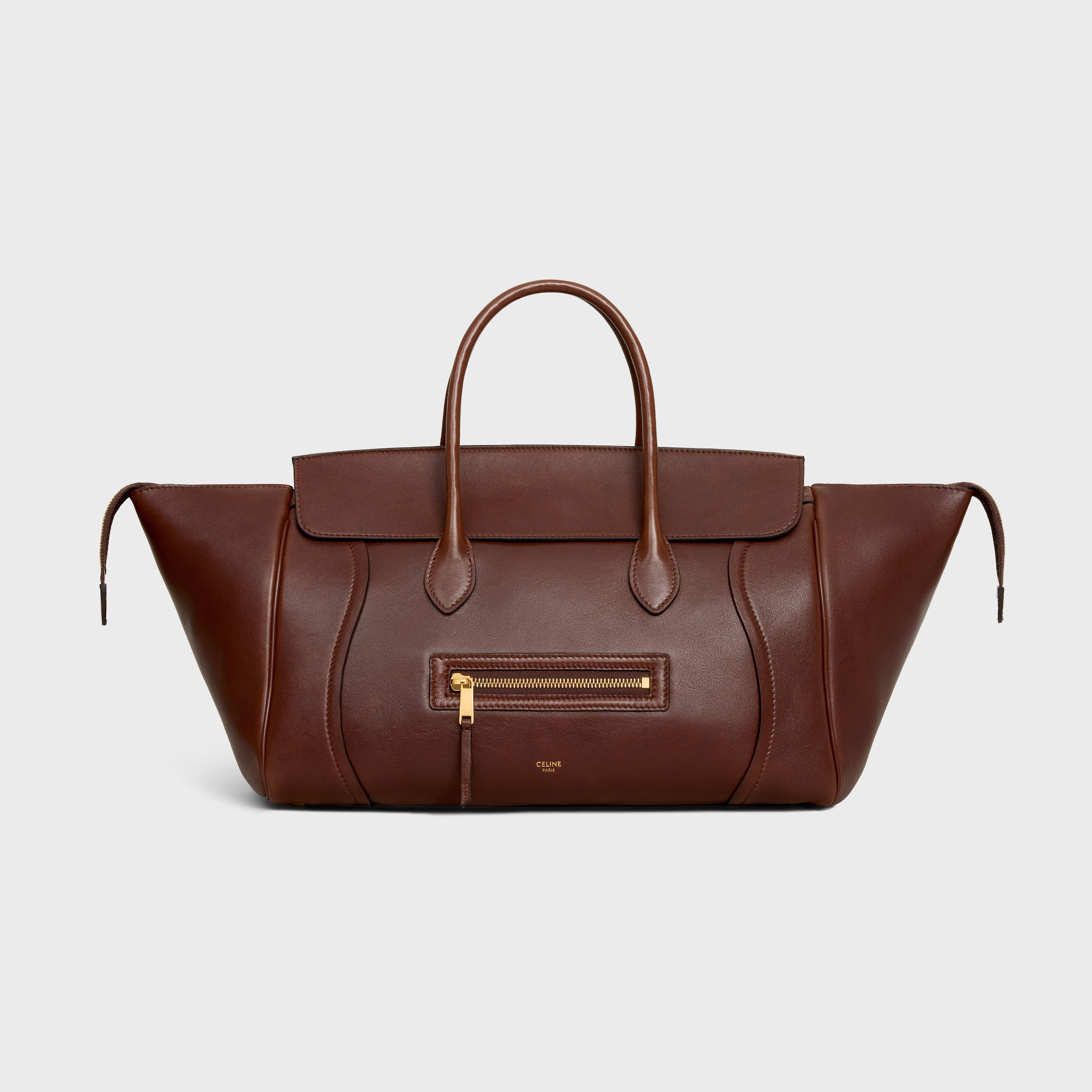 Medium New Luggage in Supple Shiny Lambskin