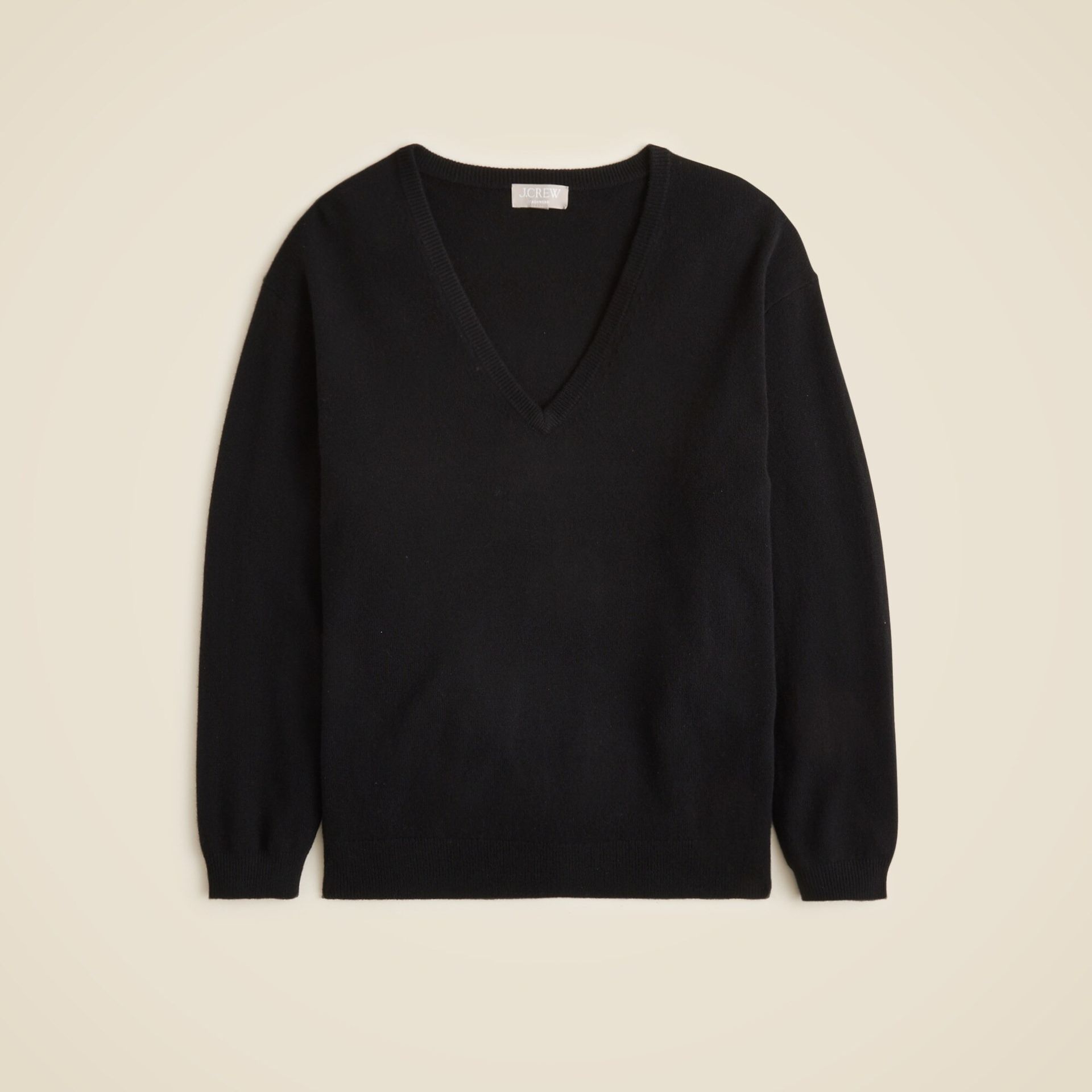 jcrew, Cashmere Relaxed V-Neck Sweater