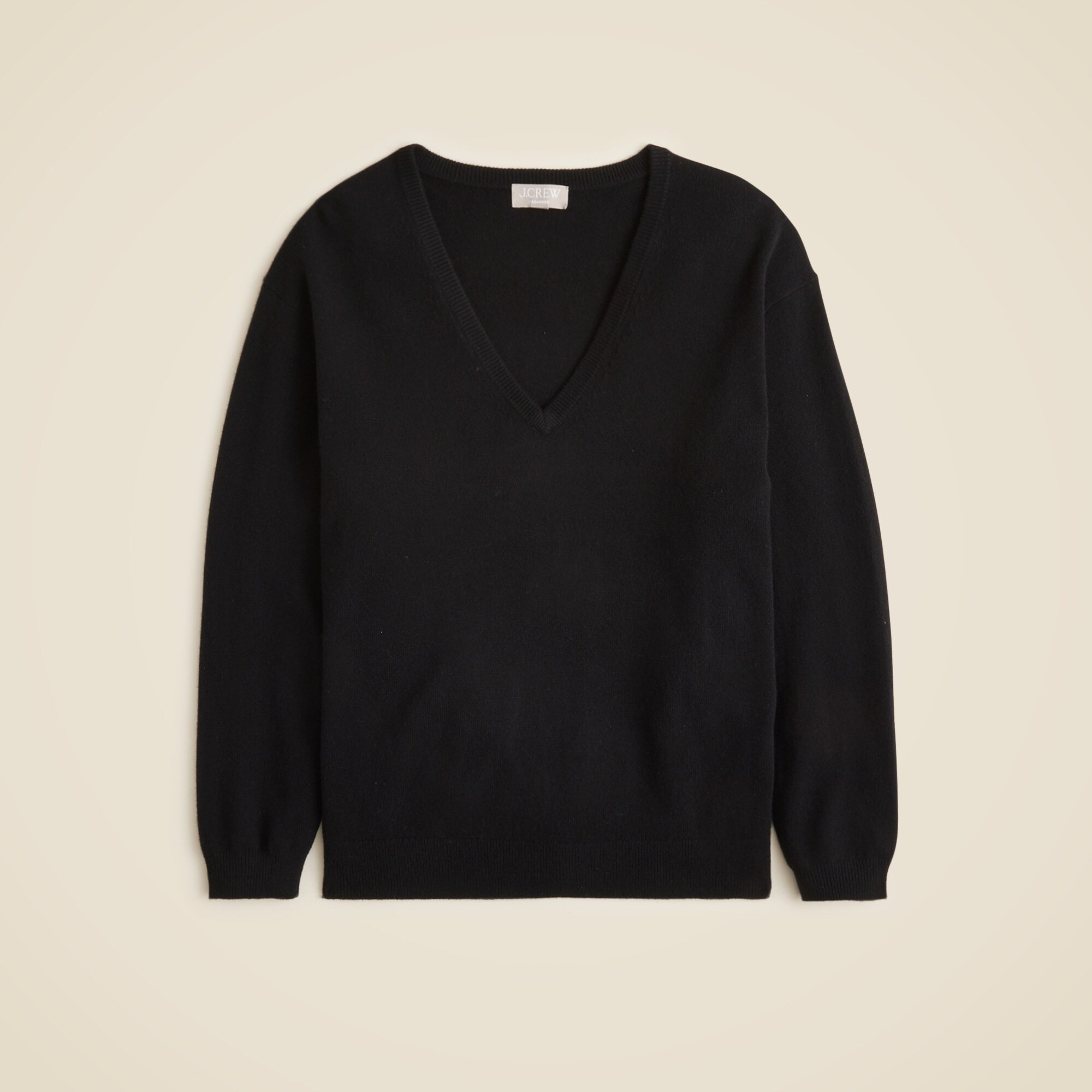 jcrew, Cashmere Relaxed V-Neck Sweater