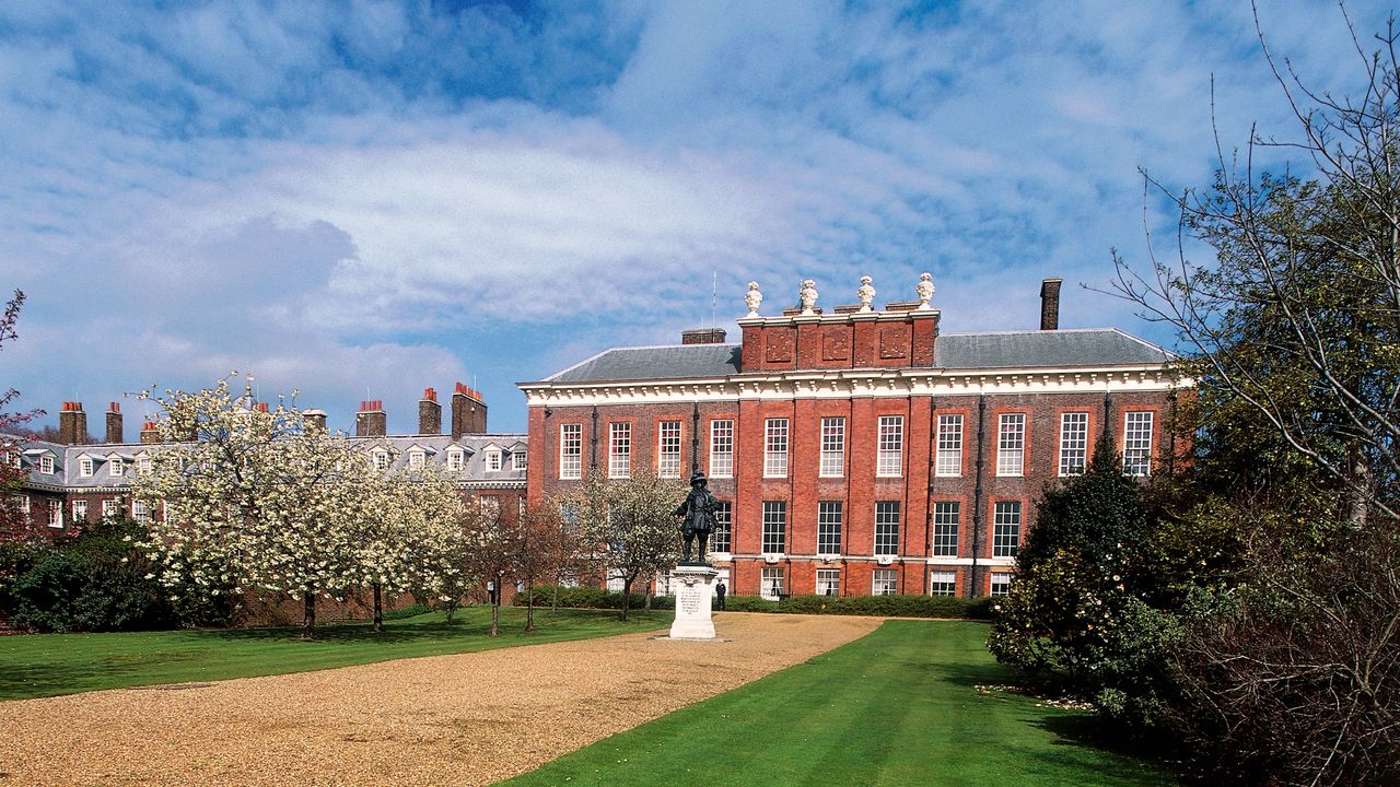 Kensington Palace southern facade, London, England