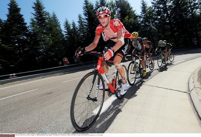 Jurgen Van Den Broeck (Lotto Belisol) on the chase