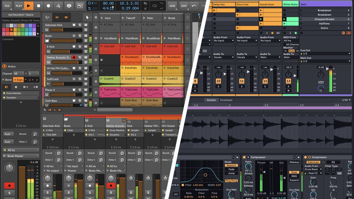 Bitwig vs Live