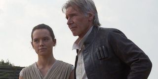 Han and Rey in The Force Awakens