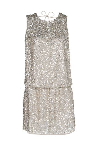 Mango Open Back Sequined Dress, £109.99