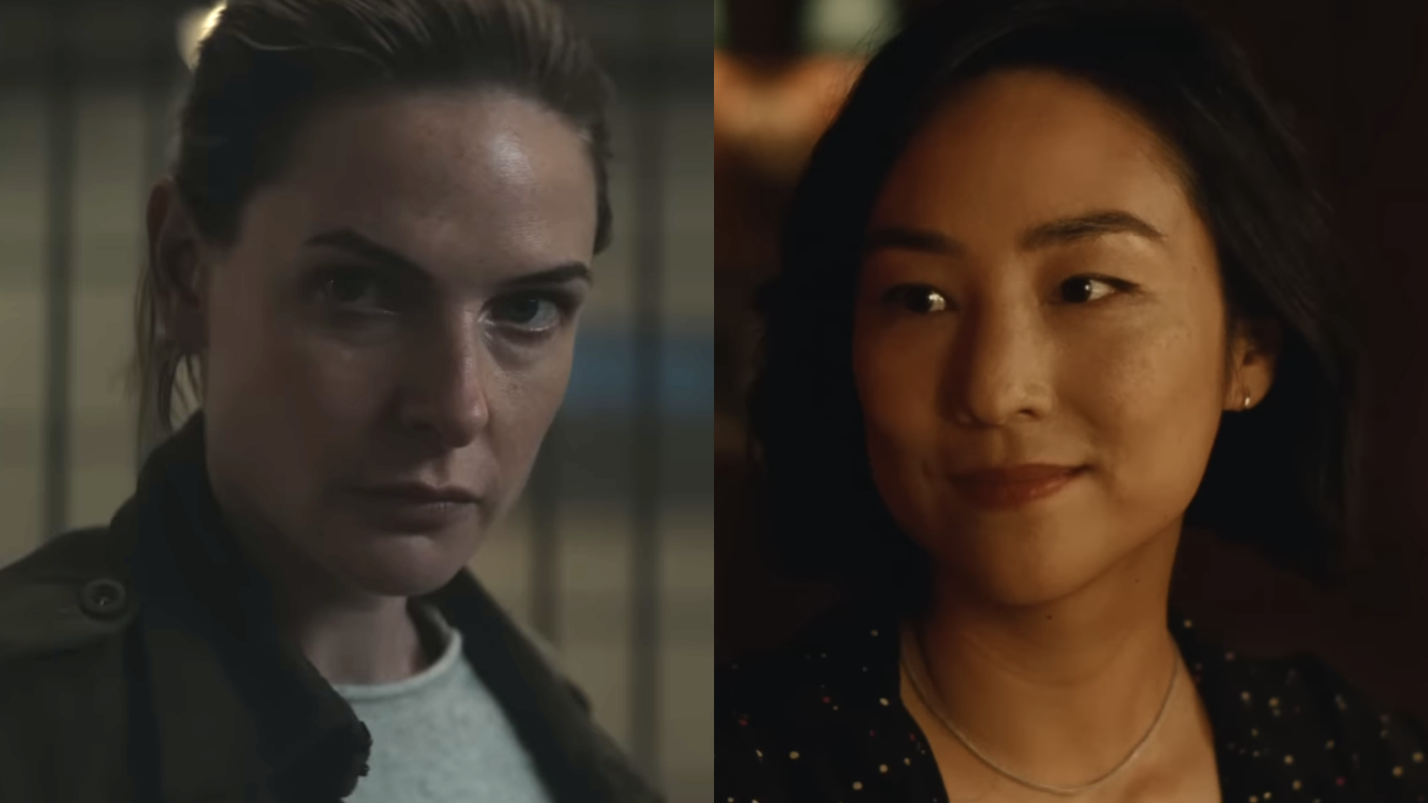 Rebecca Ferguson in Silo and Greta Lee in Past Lives