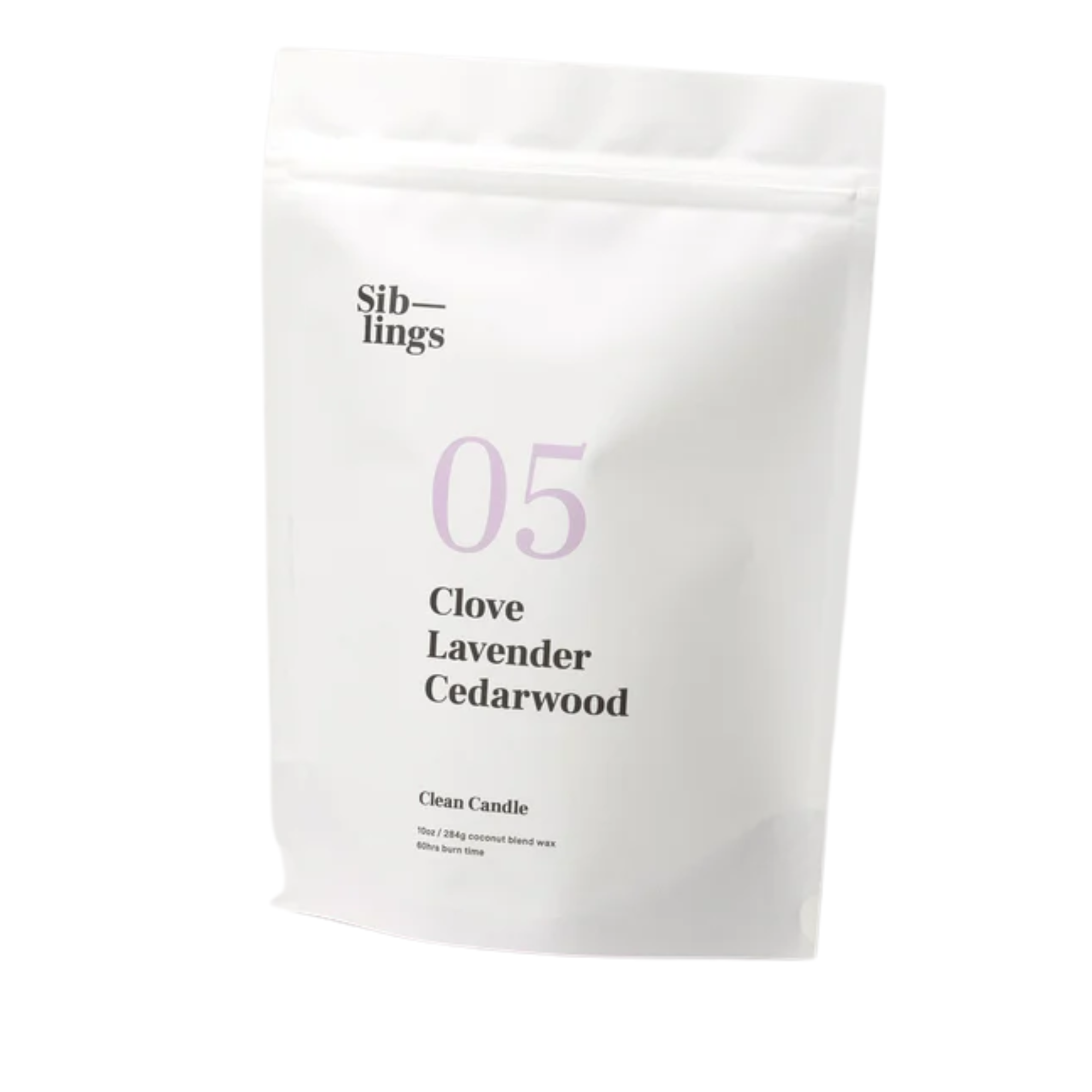 a bag of candle refill