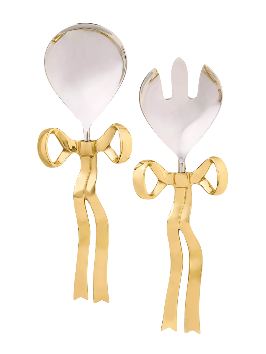 Benedita Stainless Steel Bow Serve Set
