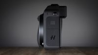 Hasselblad X2D II 100C on a wooden surface