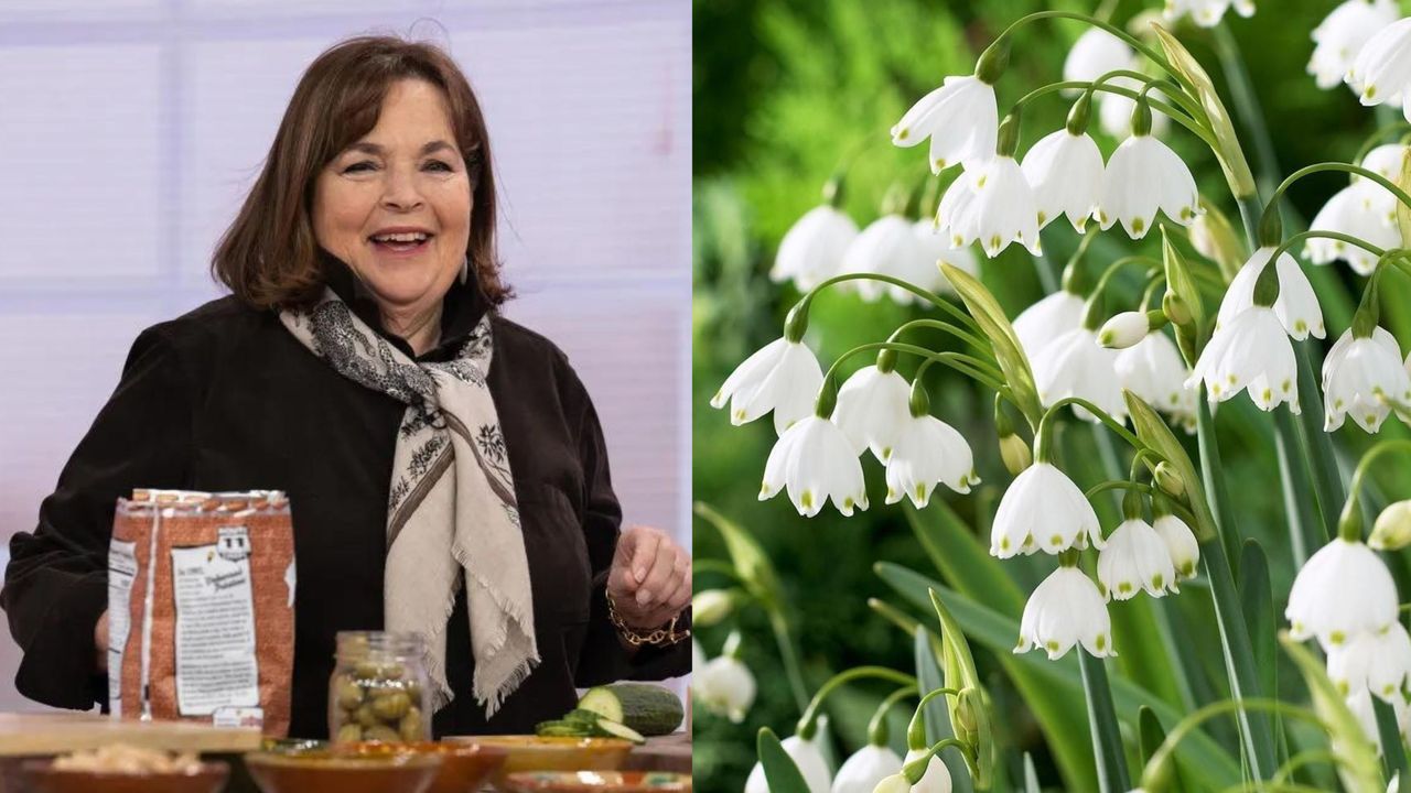 Ina Garten and flowers