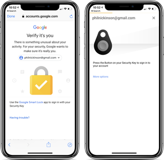 Google Smart Lock on the iPhone X