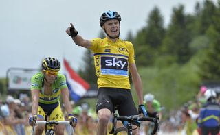 Chris Froome wins stage two of the 2014 Criterium du Dauphine