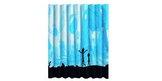Rick and Morty Shower Curtain