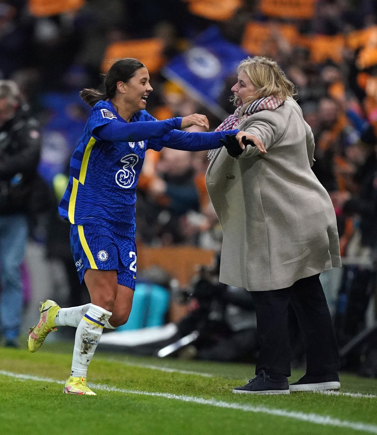 Chelsea v Manchester City – The FA Women’s Continental Tyres League Cup – Final – Cherry Red Records Stadium