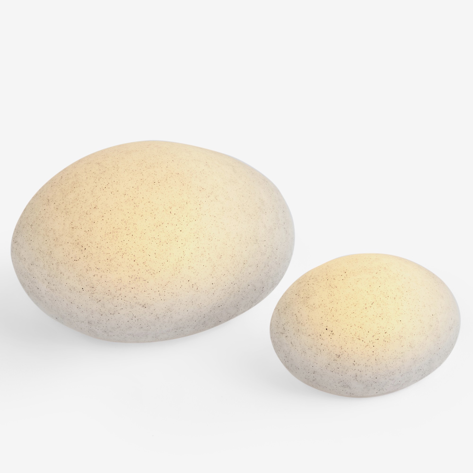 Next Natural Pebble Outdoor Solar Lights