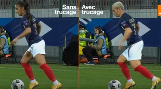 France football advert Women's World Cup 2023 Orange