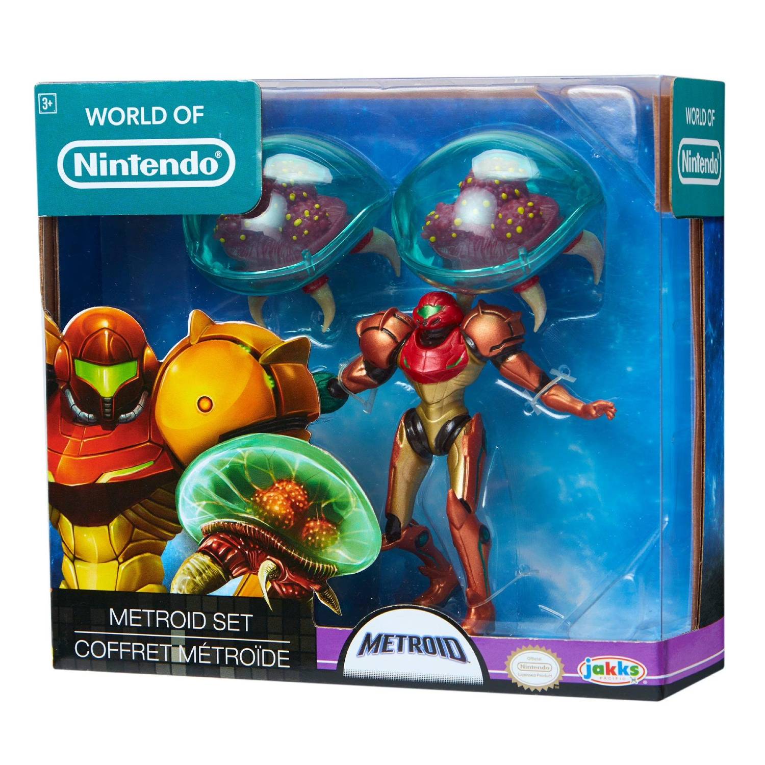 World of Nintendo Metroid Prime: 2.5-inch Bounty Hunter Action Figure Set