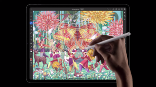 iPad Pro 2021 Apple Pencil drawing