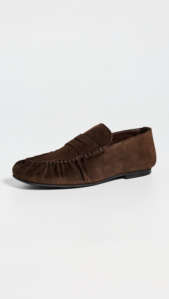 Aven Suede Loafers - Suede Brown #1