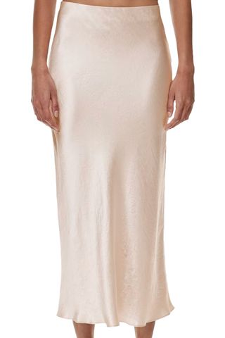 Aritzia Slip Satin Maxi Skirt