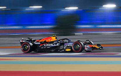 Red Bull Racing driver Yuki Tsunoda of Japan competes in the qualifying for the Formula 1 Grand Prix of Qatar at Lusail International Circuit in Lusail, Qatar, on November 29, 2025.