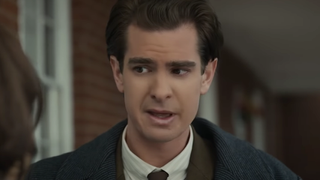 Andrew Garfield in The Eyes of Tammy Faye.
