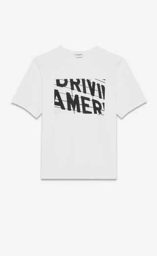 Saint Laurent T-shirt with Renato D’Agostin print
