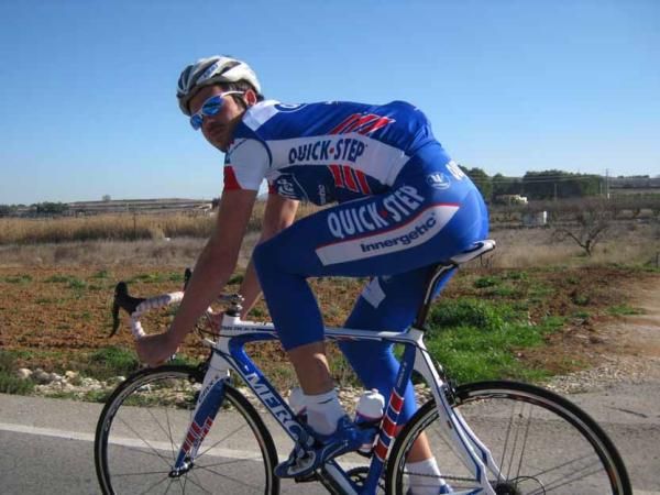 Germany's Andreas Stauff (Quick Step) in Calpe.