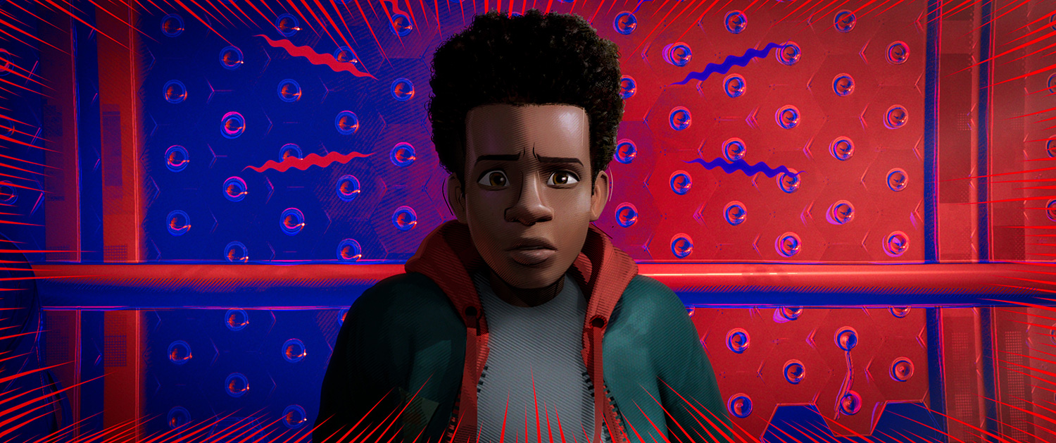 The colours chart Miles' growth into Spider-Man [Image: Sony Pictures Entertainment]