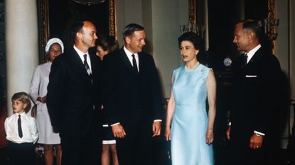 Queen Elizabeth II and Apollo 11 Astronauts
