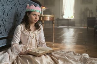 Connie Jenkins-Greig as Young Violet Ledger in episode 103 of Queen Charlotte: A Bridgerton Story.