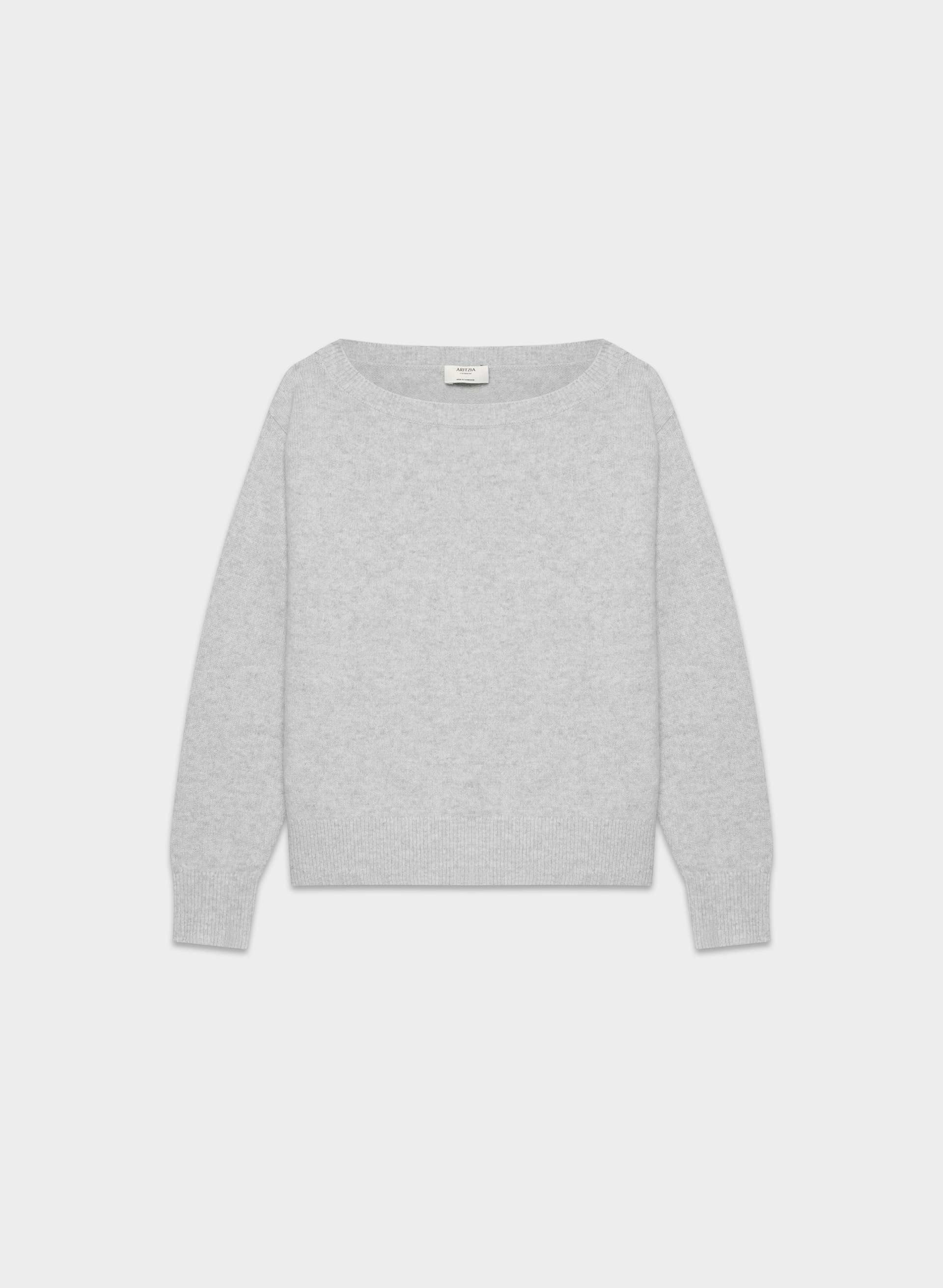 Aritzia, Essential Cashmere Relaxed Boatneck Sweater