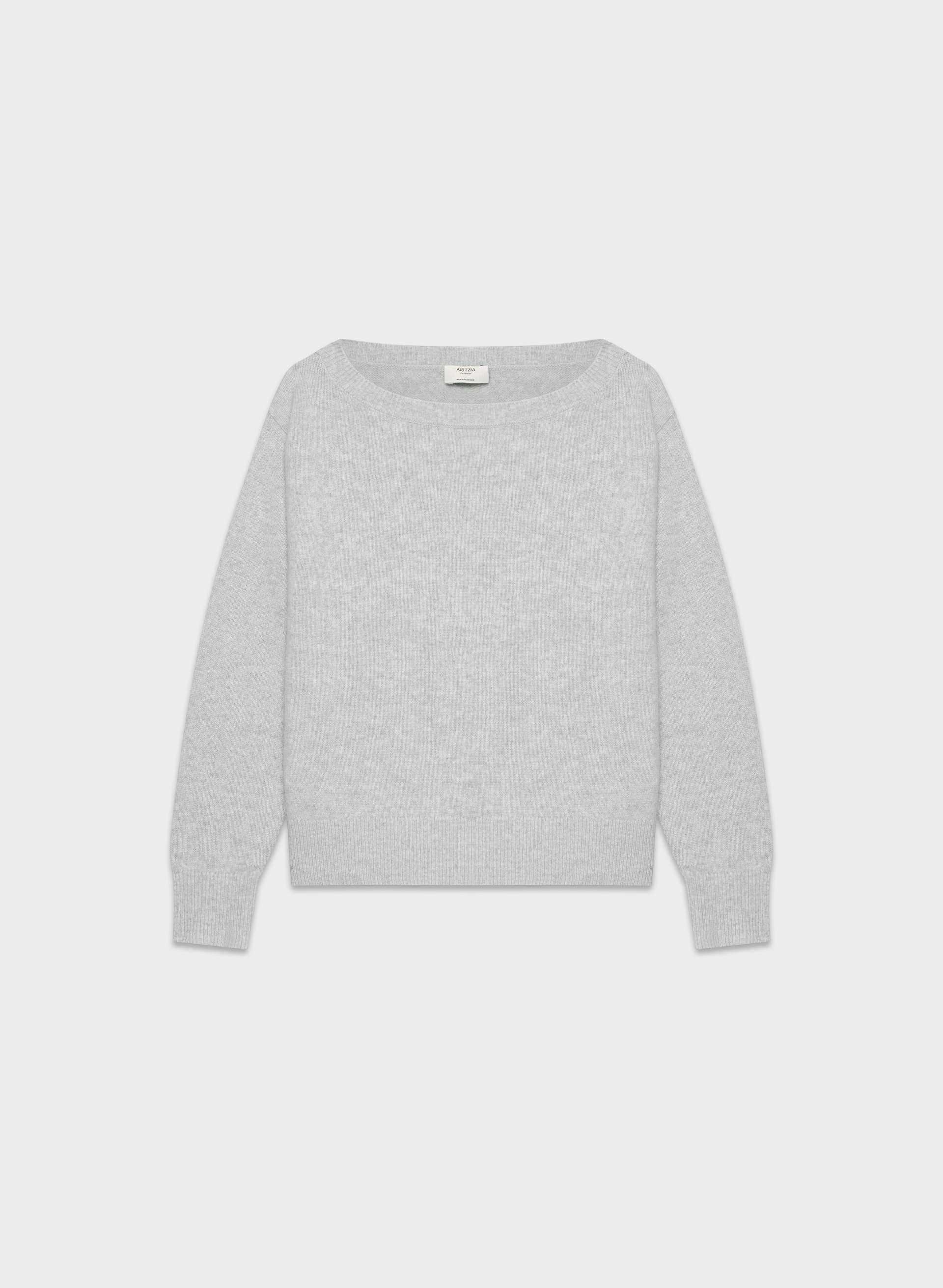 Aritzia, Essential Cashmere Relaxed Boatneck Sweater