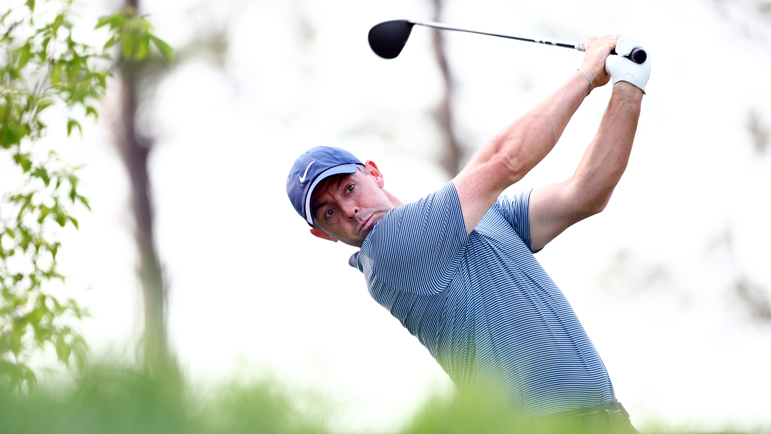 Rory McIlroy hits a drive